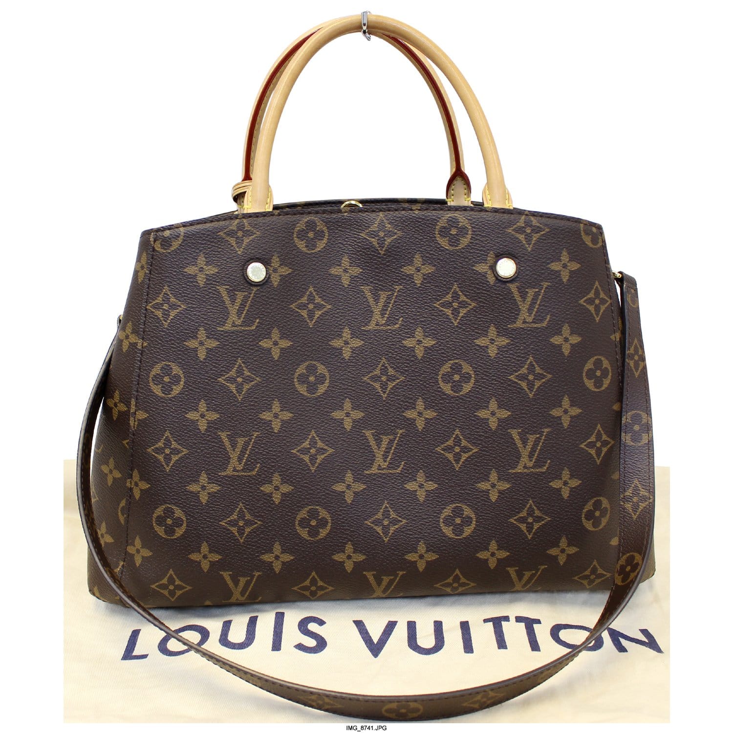 LOUIS VUITTON Montaigne MM Monogram Canvas Shoulder Bag
