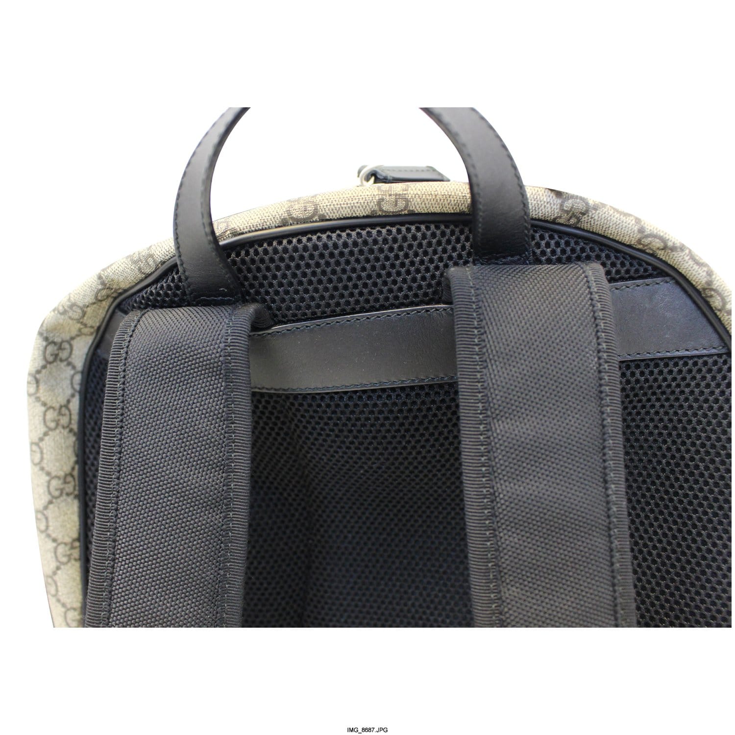 GUCCI Gucci Monogram Supreme Backpack Bag 406370