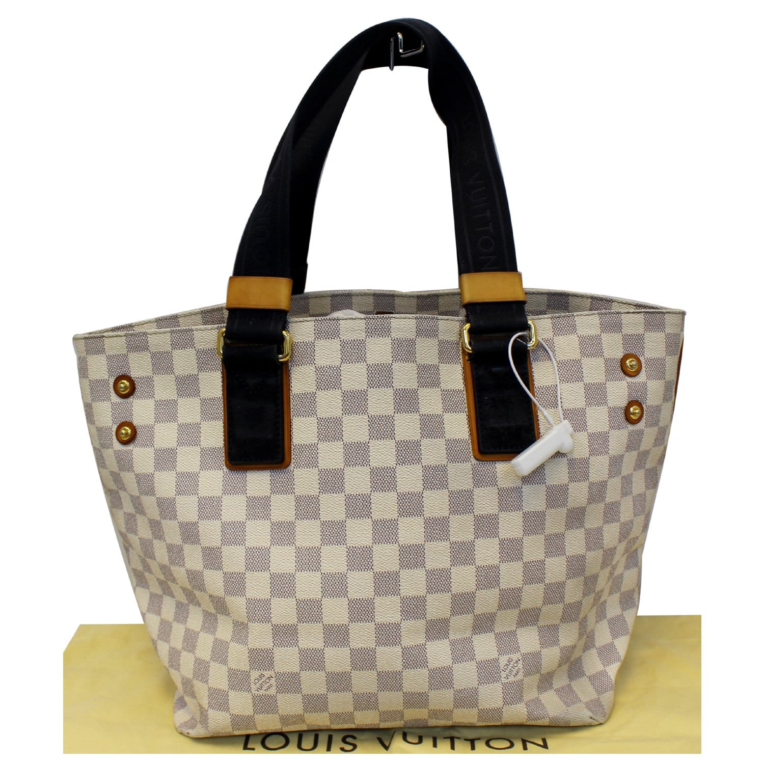 LOUIS VUITTON Cabas PM Damier Azur Beach Shoulder Bag