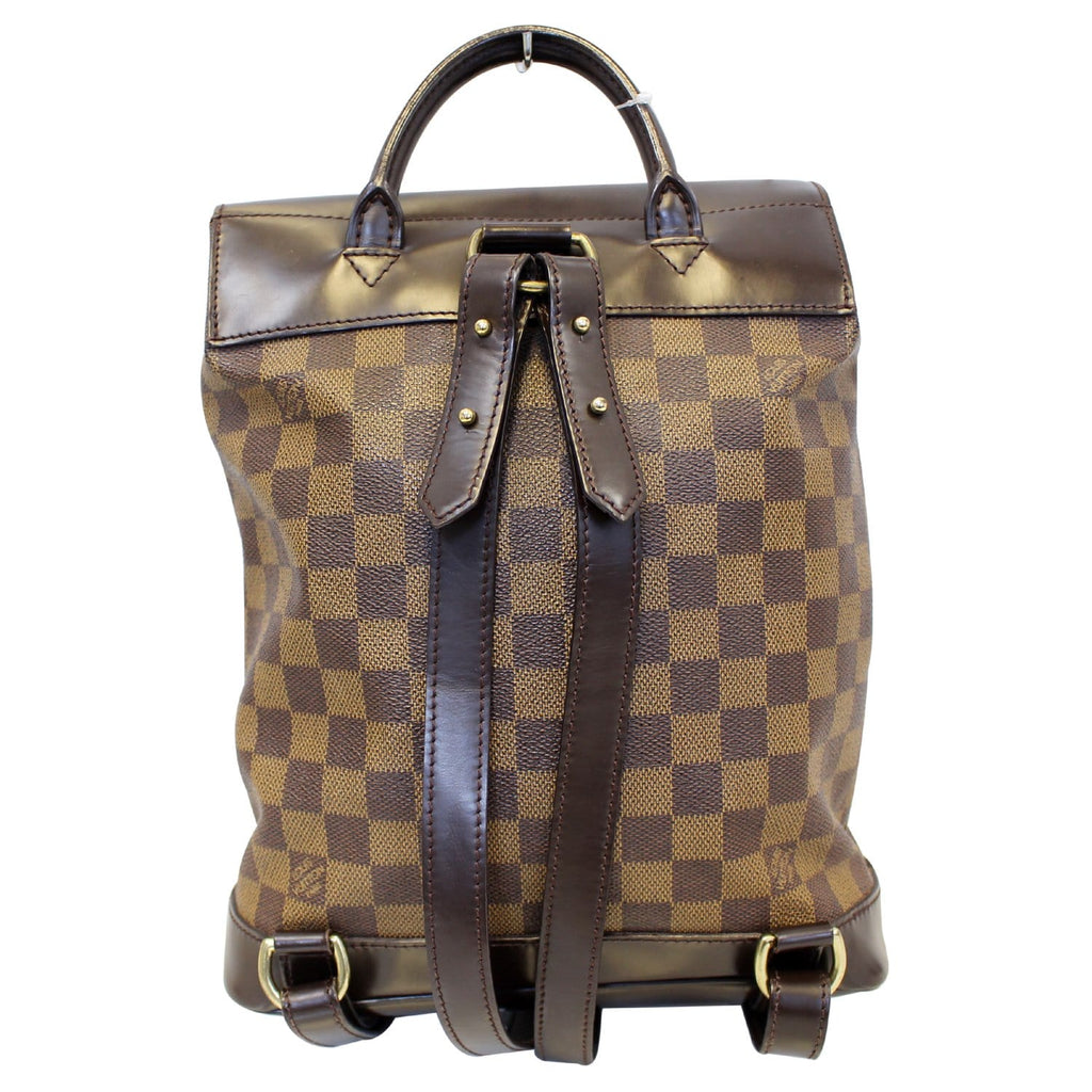 LOUIS VUITTON Soho Damier Ebene Backpack Bag Brown - 20% OFF