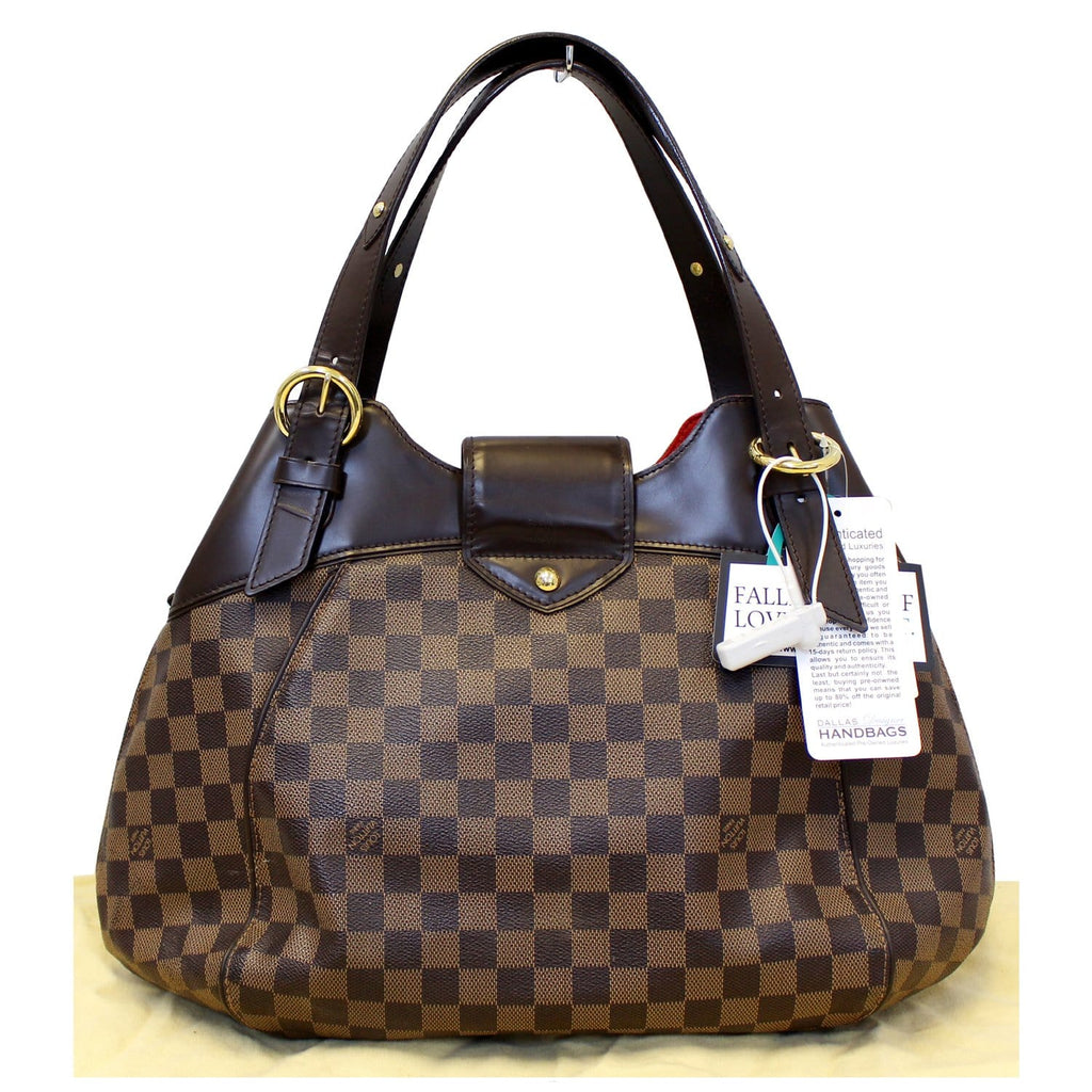 LOUIS VUITTON Sistina GM Damier Ebene Shoulder Handbag