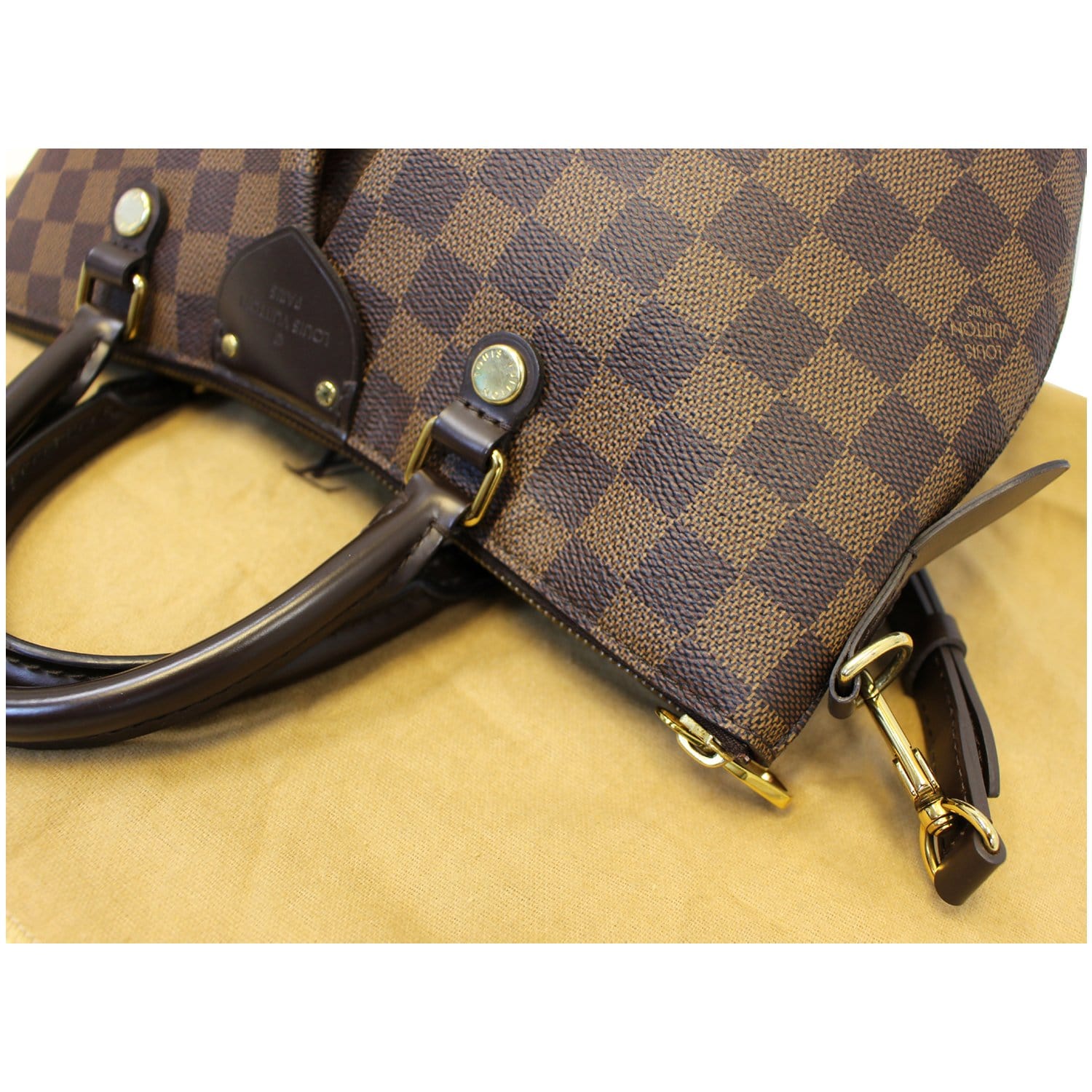 LOUIS VUITTON Siena PM Damier Ebene Shoulder Handbag
