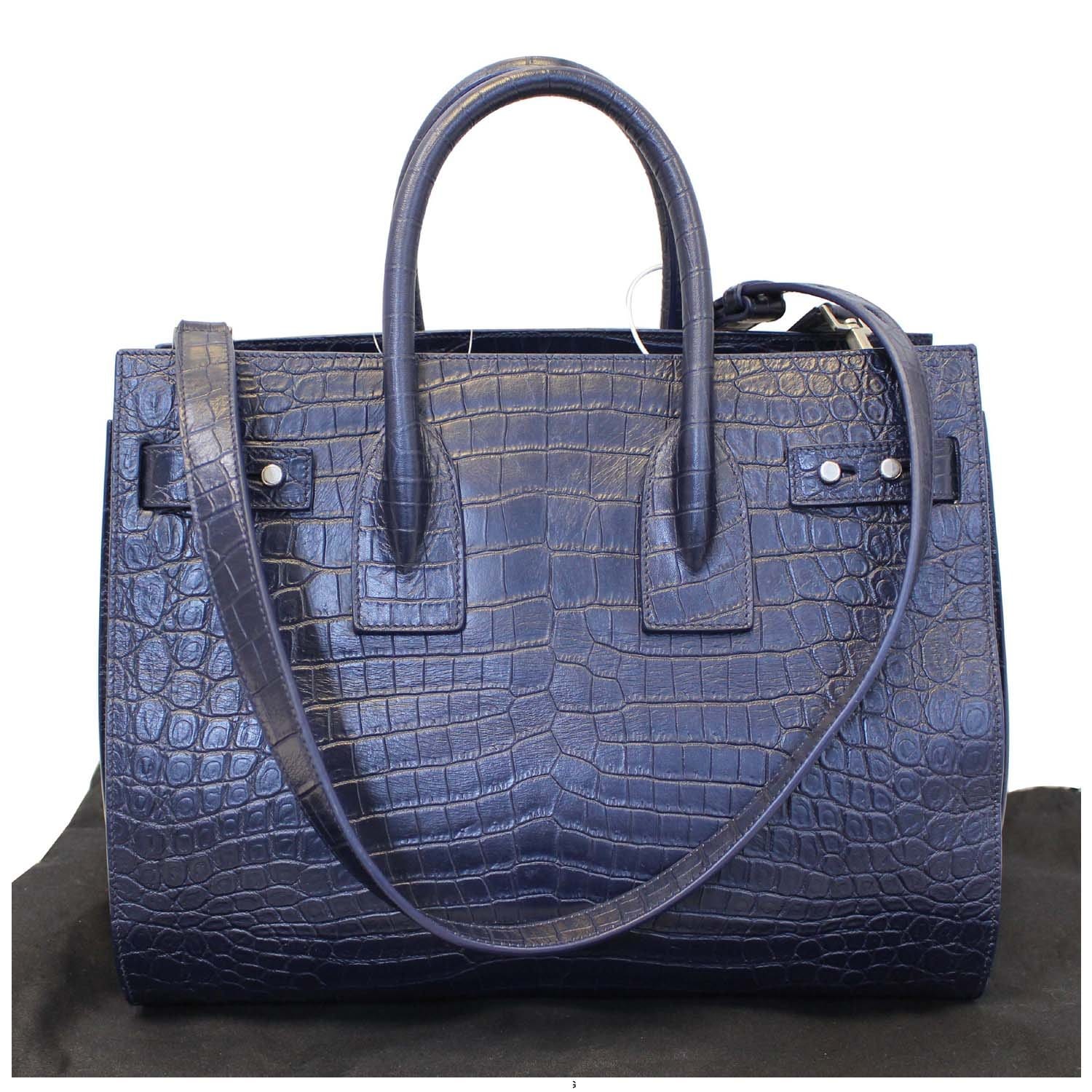 YVES SAINT LAURENT Sac de Jour Small Caviar Leather-Embossed Satchel Bag