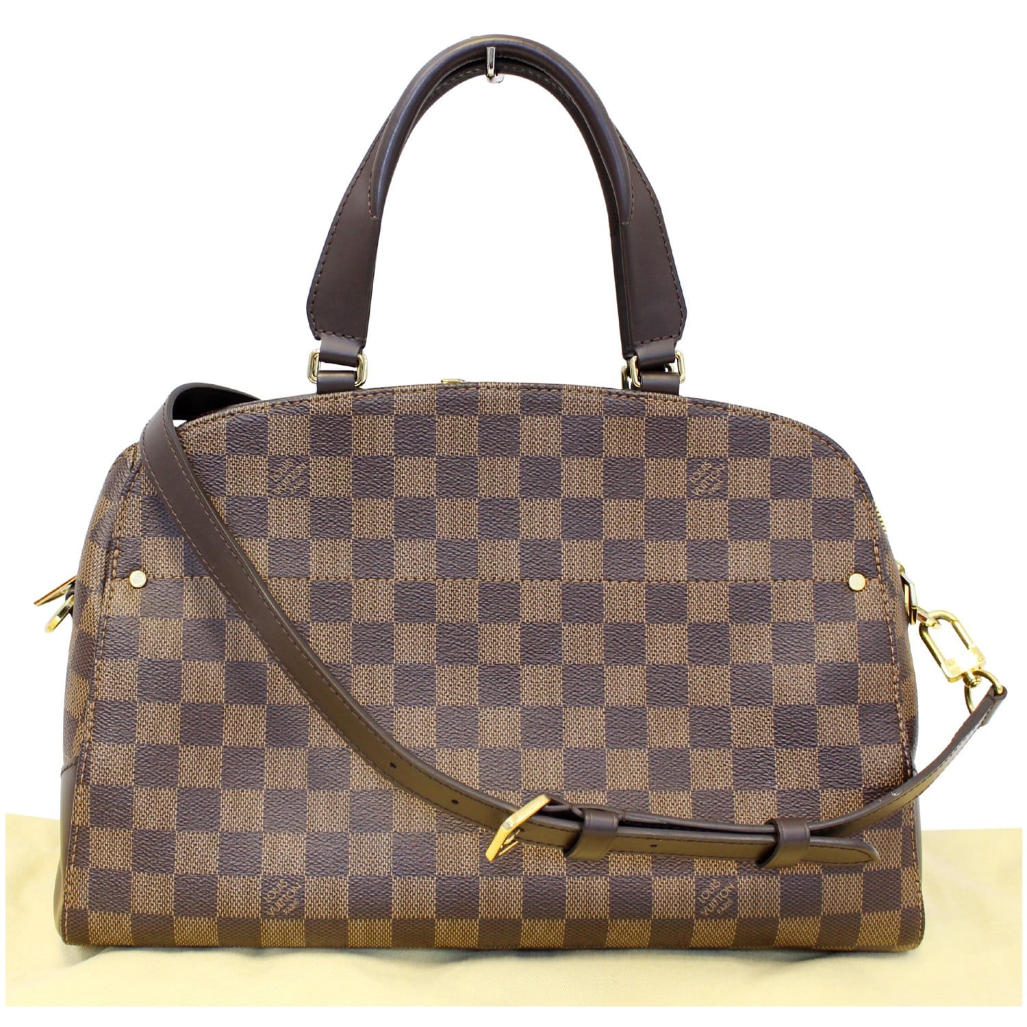 LOUIS VUITTON Kensington Bowling Damier Ebene Shoulder Handbag