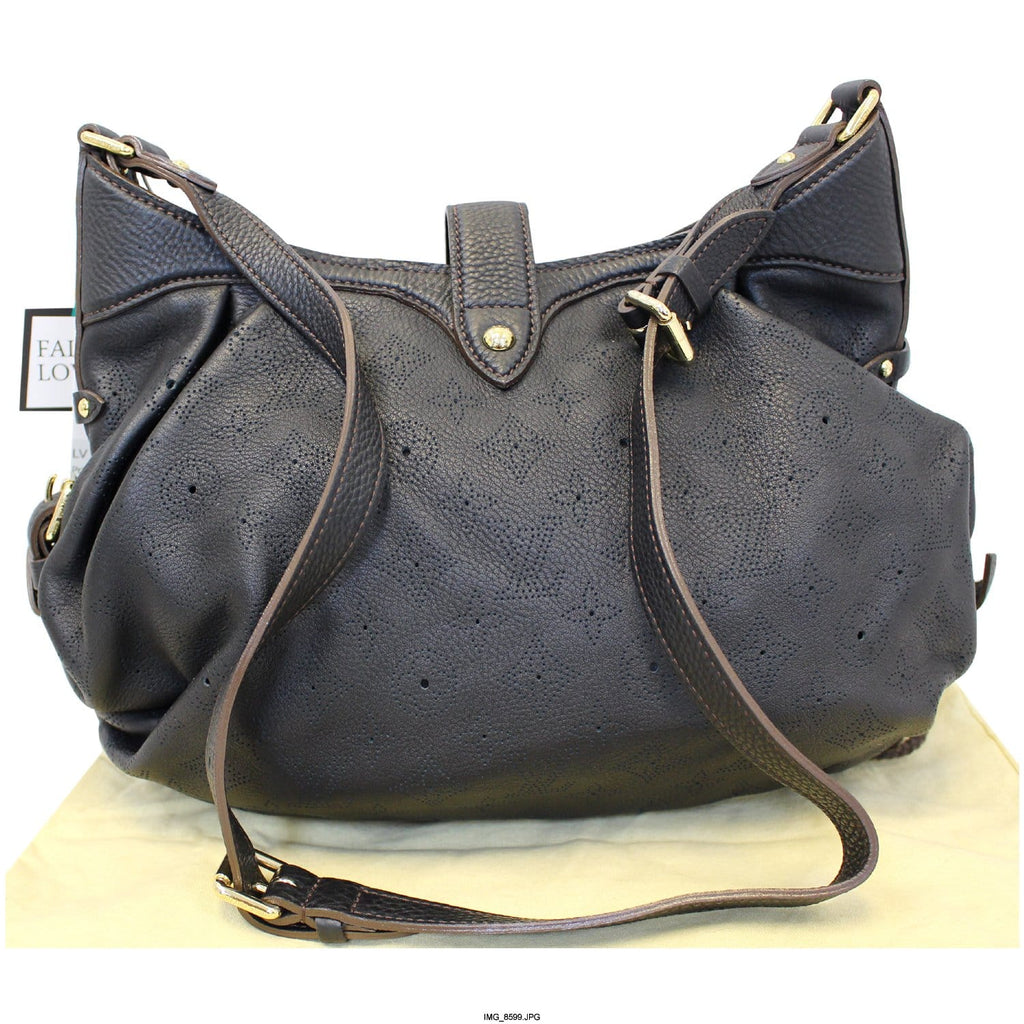 LOUIS VUITTON Mahina XS Monogram Black Leather Shoulder Bag