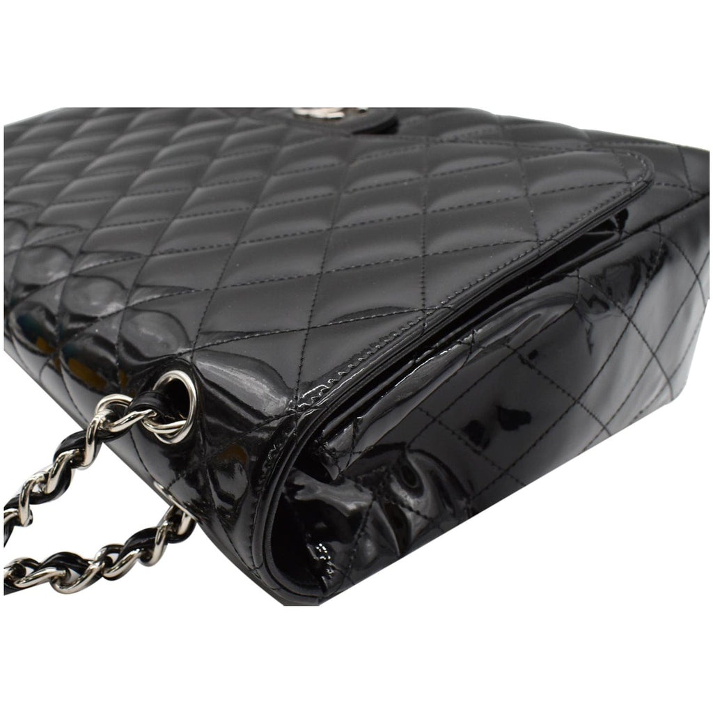 Chanel Classic Maxi Single Flap Quilted New 1:1 Rep Leather Shoulder Bag Black