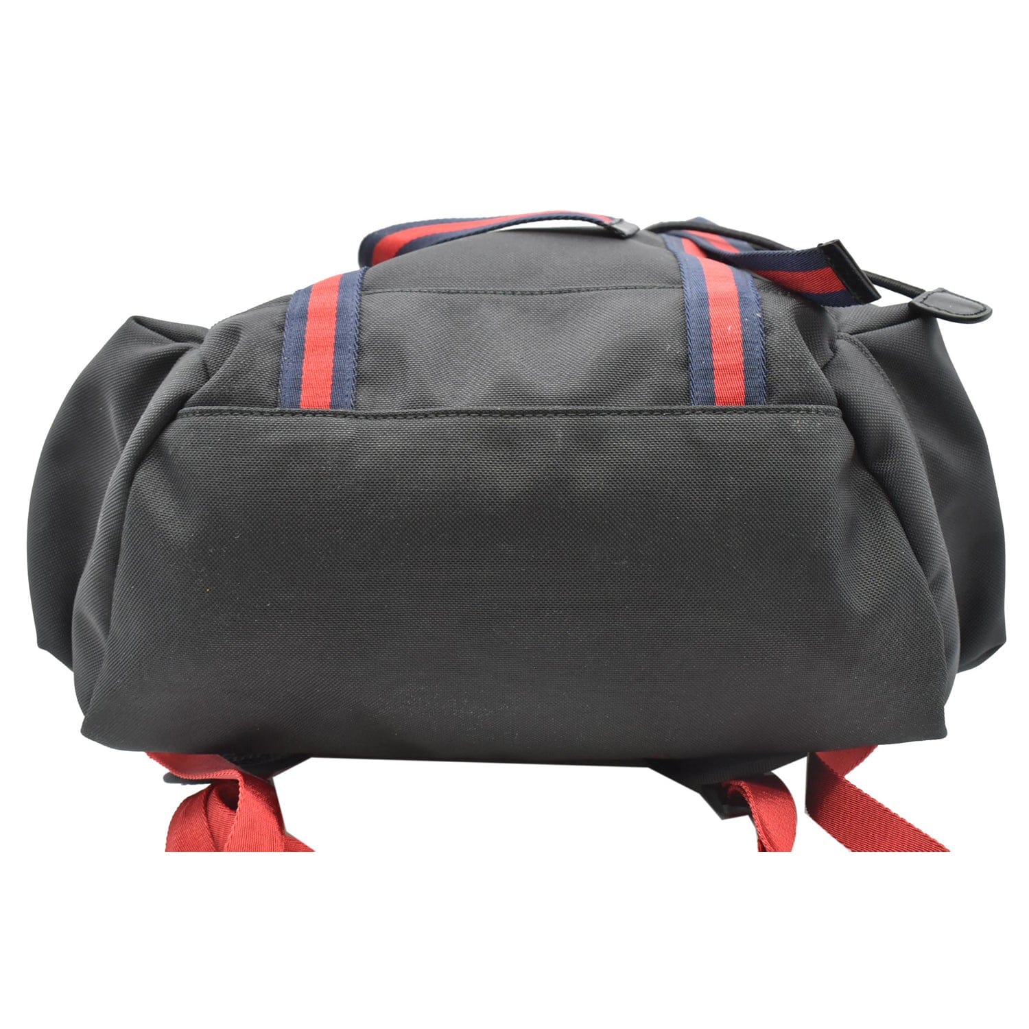 GUCCI Techno Fabric Canvas Backpack Bag Black 429037