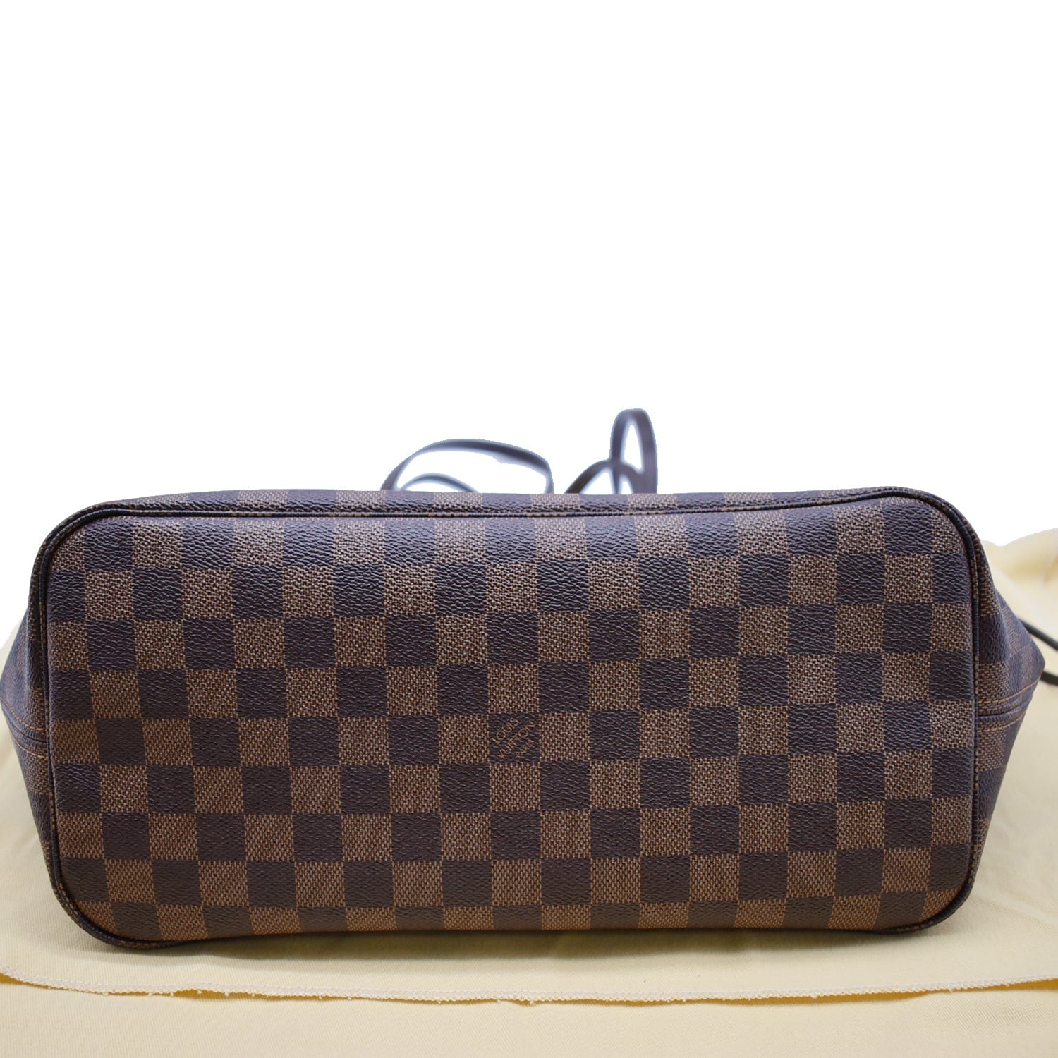 LOUIS VUITTON  Neverfull MM Damier Ebene Tote Bag Brown
