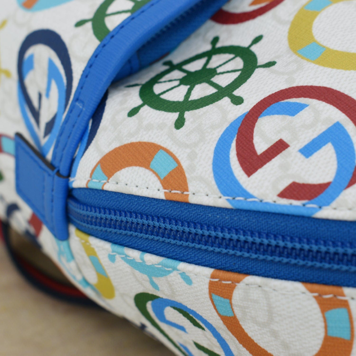 GUCCI Children's Printed Gucci Coated Canvas Backpack Multicolor 271327