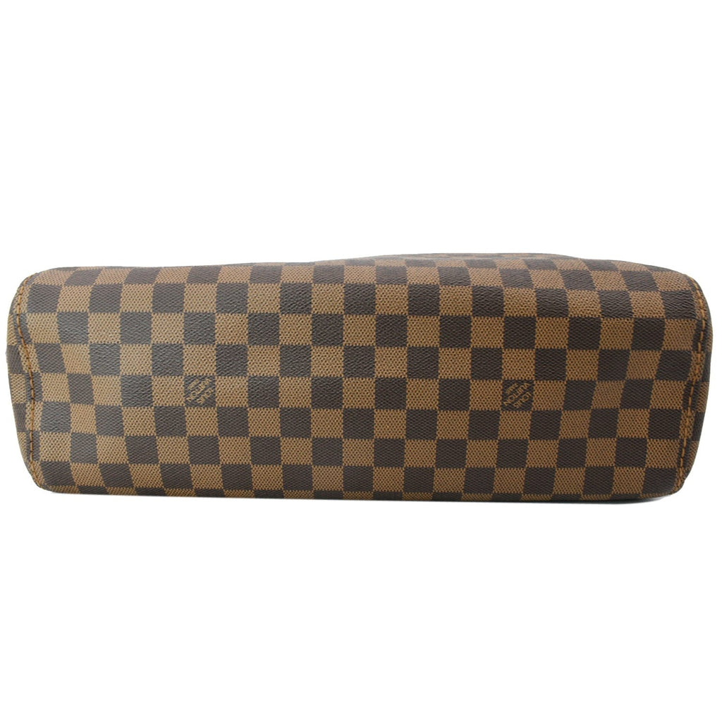 LOUIS VUITTON Portobello Damier Ebene Shoulder Bag Brown