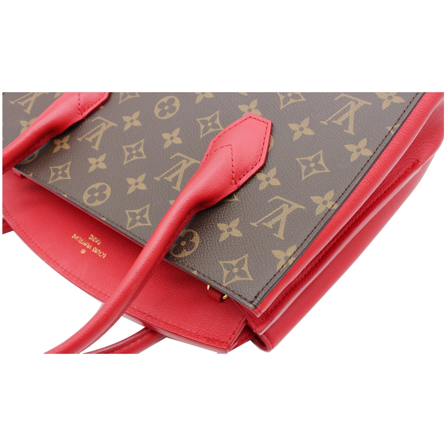 LOUIS VUITTON Florine Monogram Canvas Shoulder Bag Red
