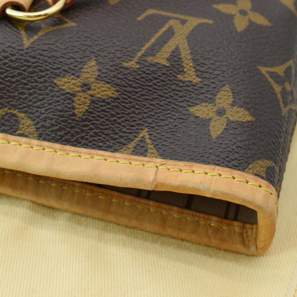 LOUIS VUITTON Neverfull GM Monogram Canvas Tote Bag Brown