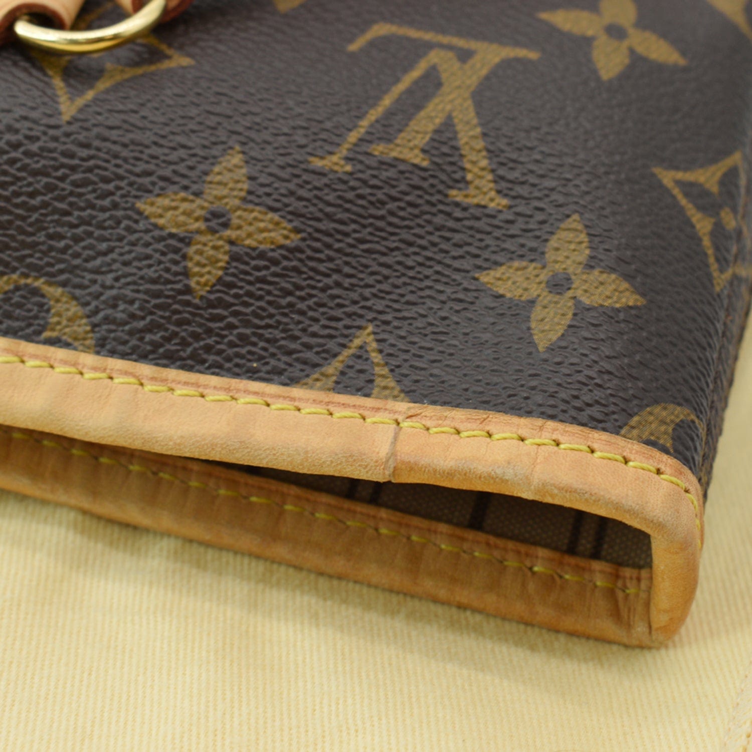 LOUIS VUITTON Neverfull GM Monogram Canvas Tote Bag Brown