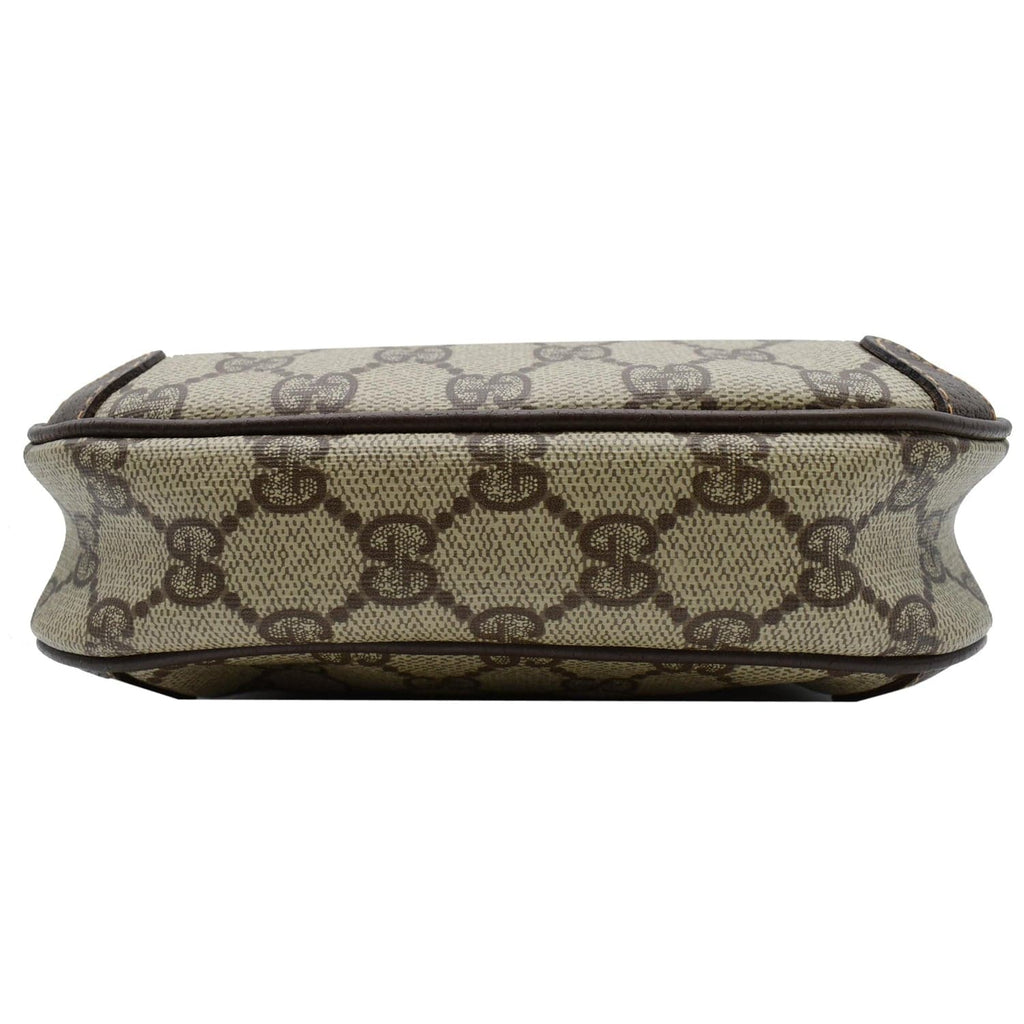 GUCCI  Gucci Supreme Canvas Crossbody Bag Beige 8902066
