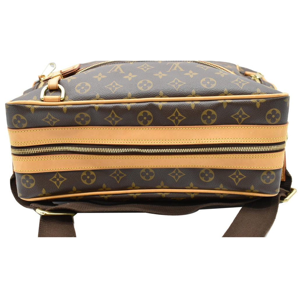 LOUIS VUITTON Sac Squash Monogram Canvas Shoulder Bag Brown