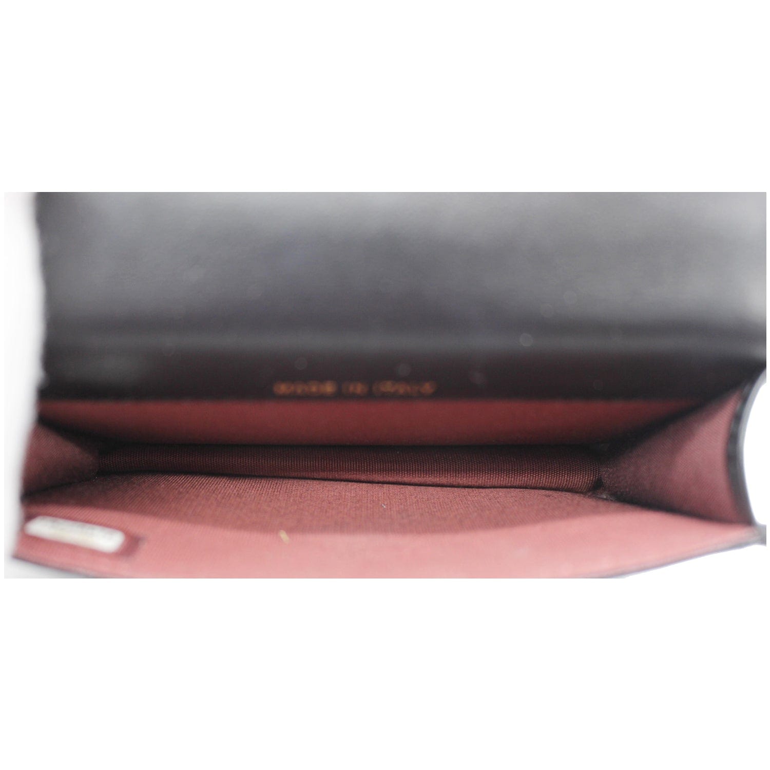 Chanel 21A Mini Flap Coin Leather Purse Crossbody Bag Black