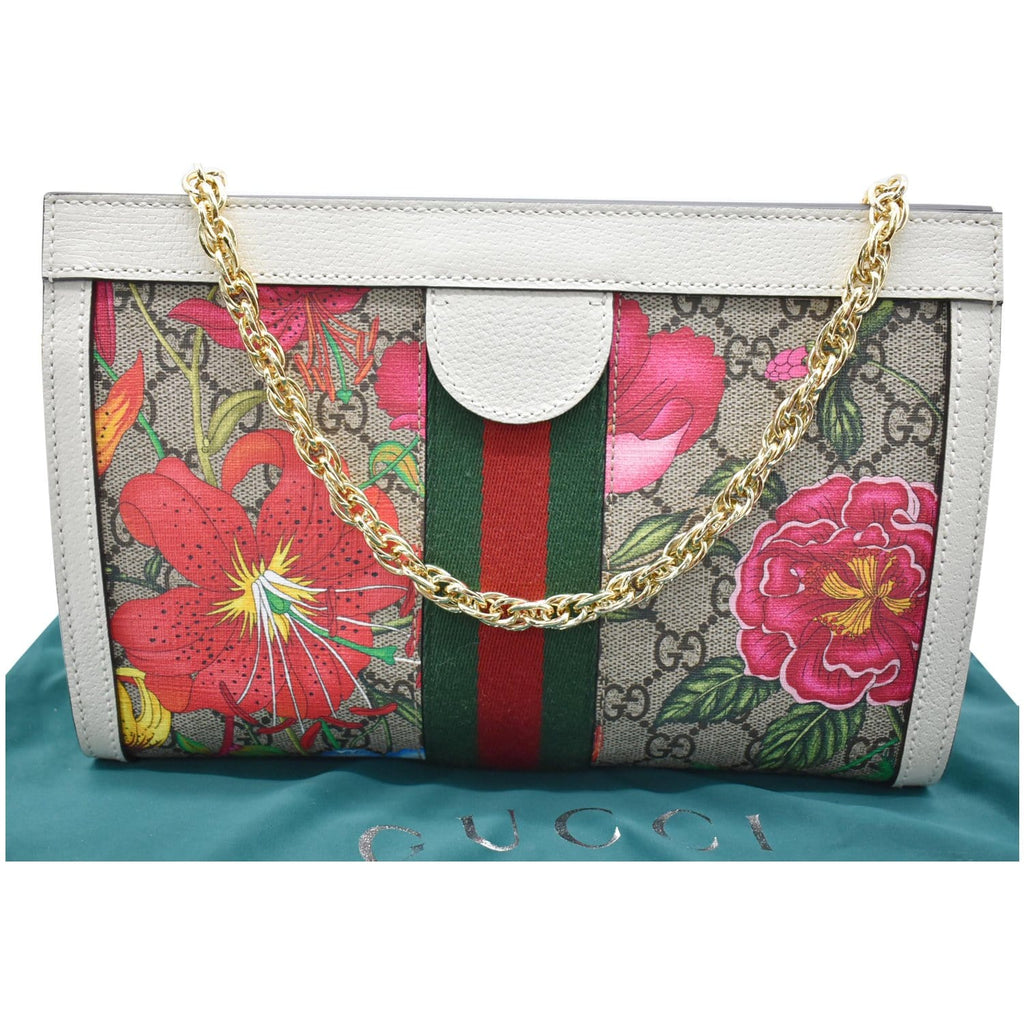 Gucci Ophidia Flora Gucci Supreme Canvas Shoulder Bag Multicolor 503877