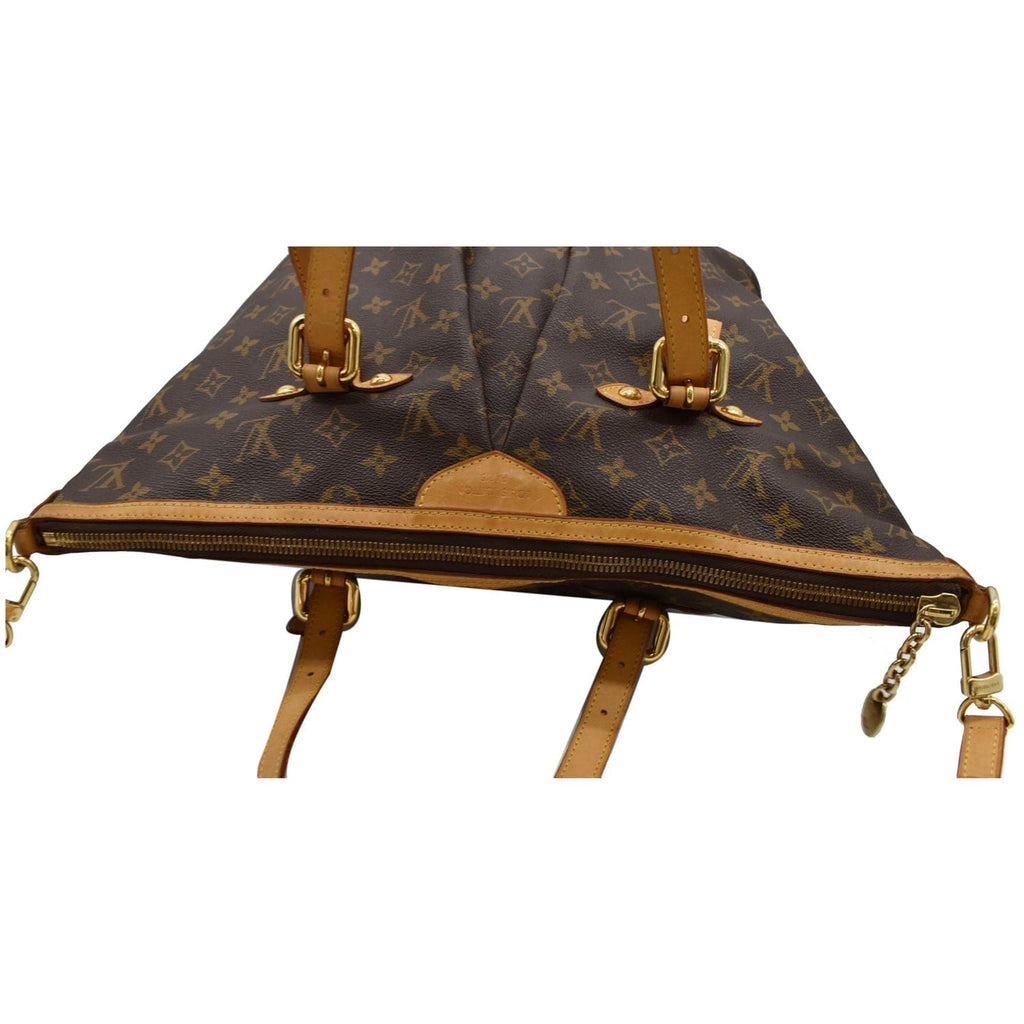 LOUIS VUITTON Palermo GM Monogram Canvas Tote Bag Brown