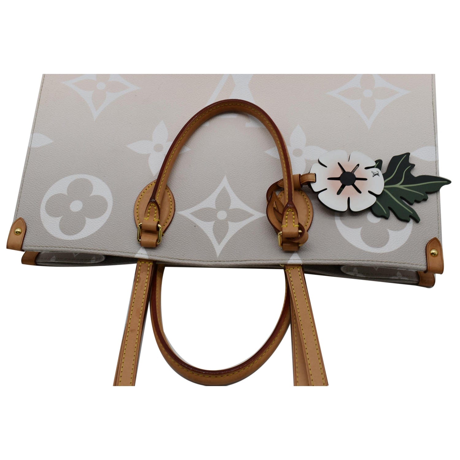 LOUIS VUITTON Pool Onthego GM Monogram Shoulder Bag Brume