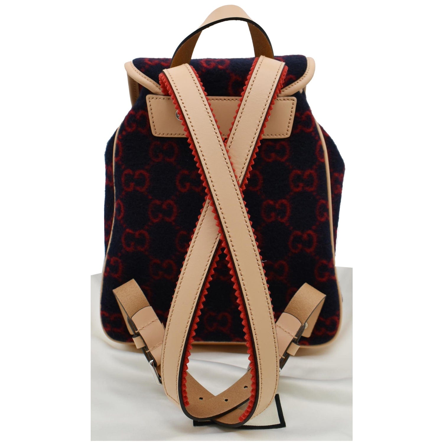 GUCCI Children's Gucci Supreme Wool Backpack Red 406398