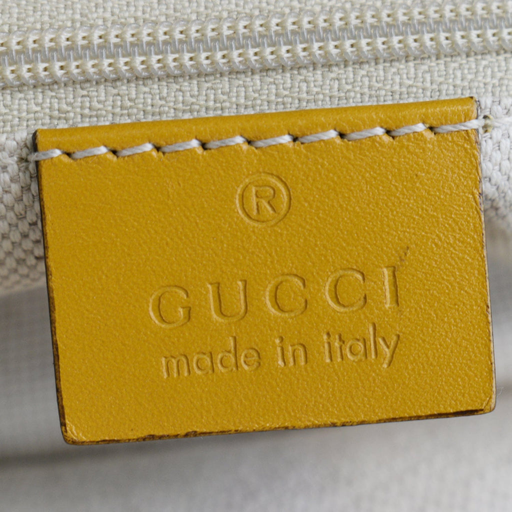 GUCCI Sukey Medium Gucci Canvas Tote Bag Beige 211944