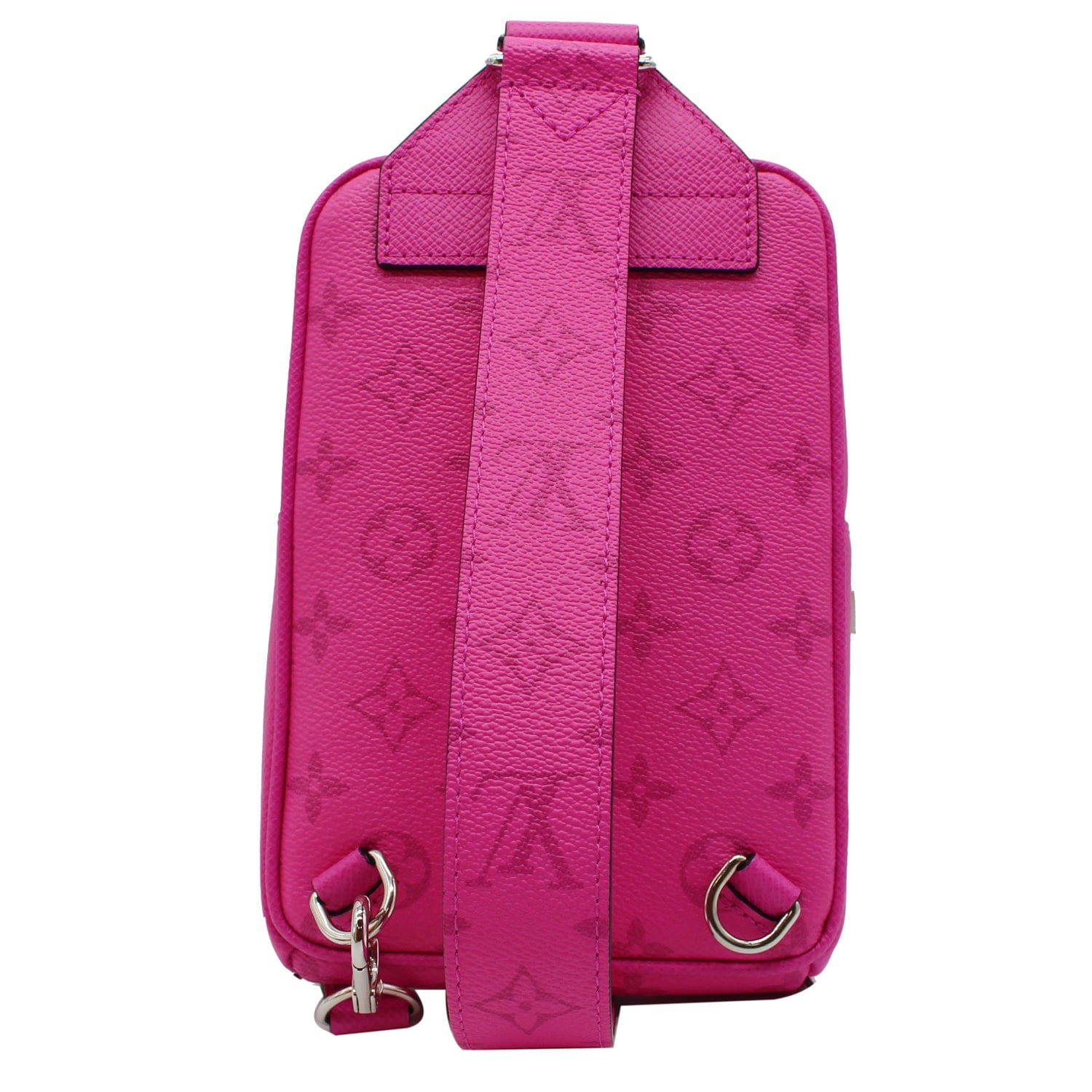 LOUIS VUITTON Outdoor Sling Taigarama Crossbody Bag Fuchsia
