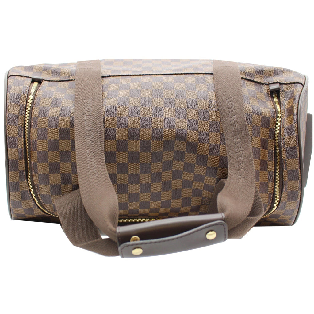 LOUIS VUITTON Neo Eole 55 Damier Ebene Rolling Travel Bag Brown