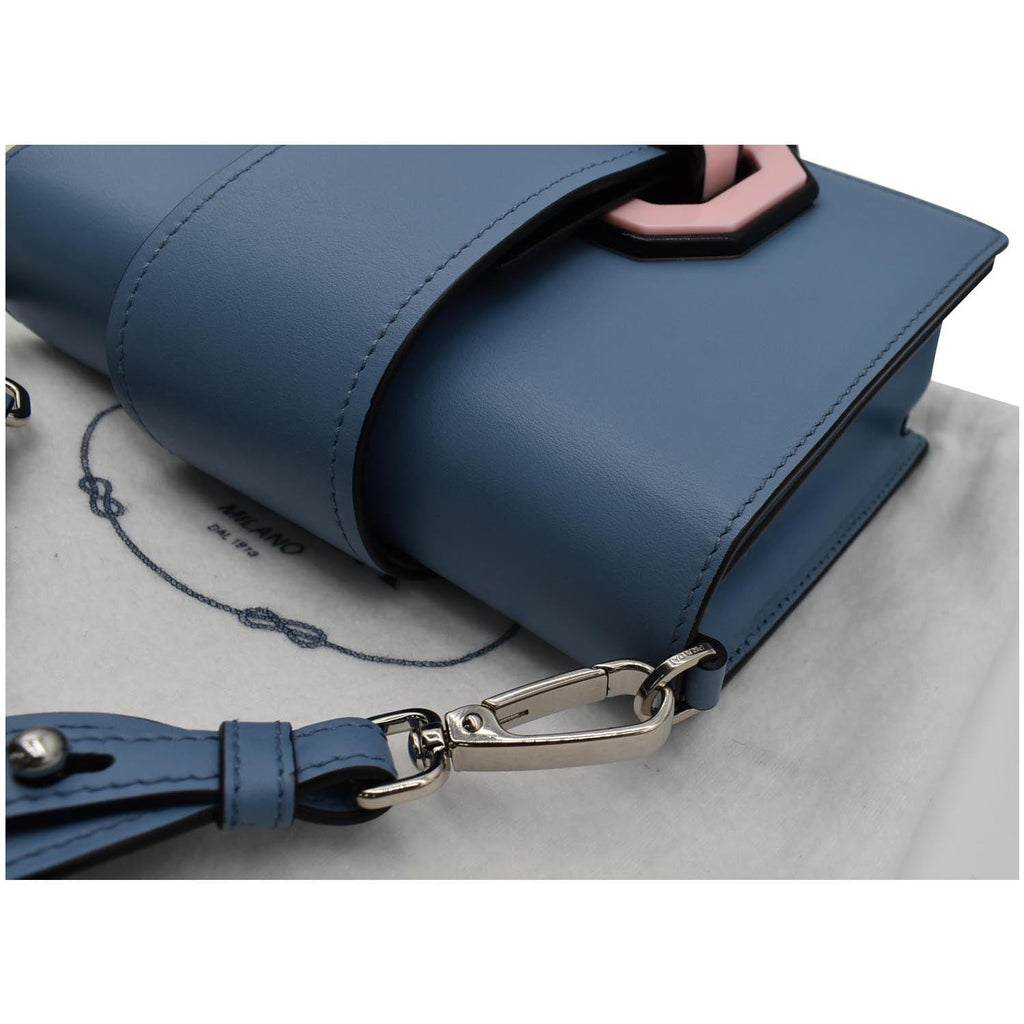 PRADA City Plex Ribbon  Shoulder Bag Blue/Pink