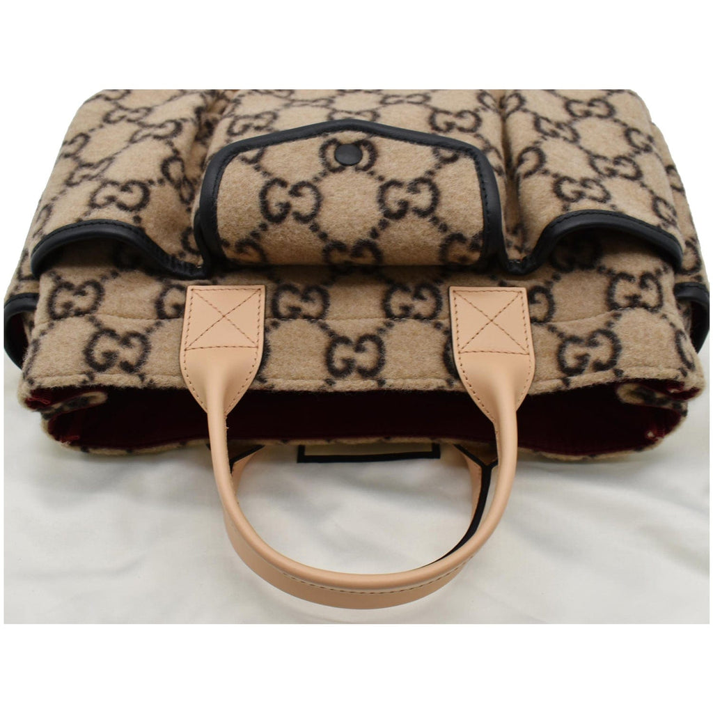 GUCCI Children's Gucci Supreme Wool Tote Bag Beige 686159