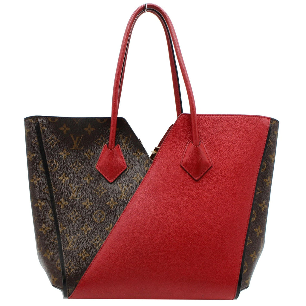 LOUIS VUITTON Kimono Monogram  Tote Bag Brown/Cerise