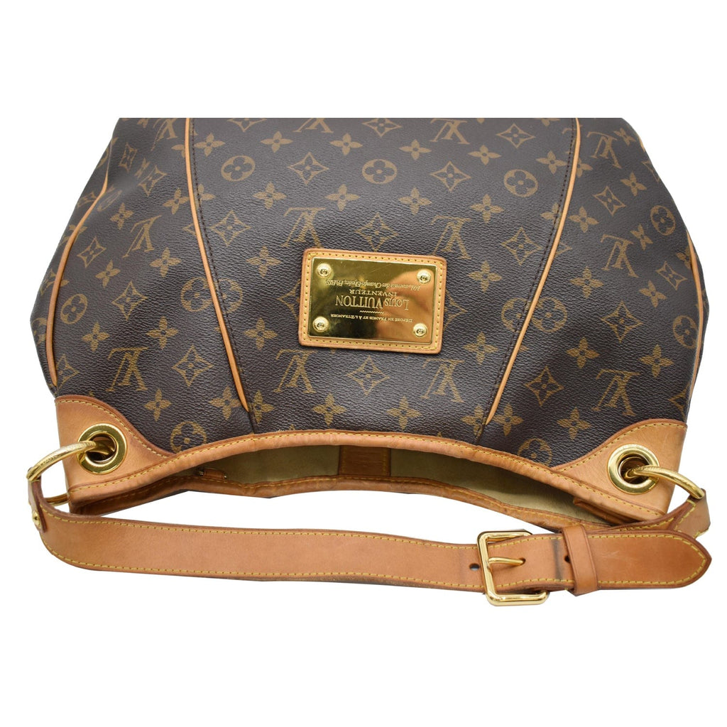LOUIS VUITTON Galliera PM Monogram Canvas Shoulder Bag Brown