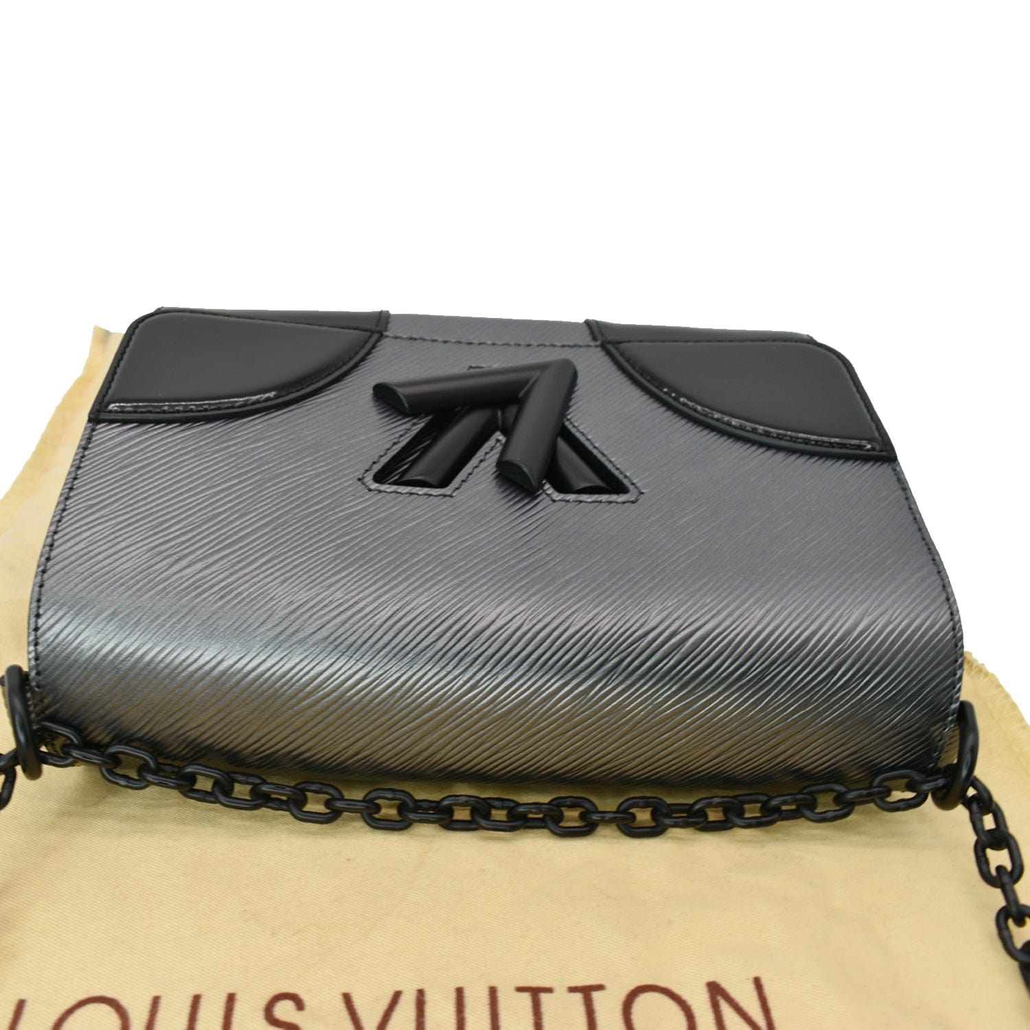 LOUIS VUITTON Twist MM Epi New 1:1 Rep Leather Shoulder Bag Silver