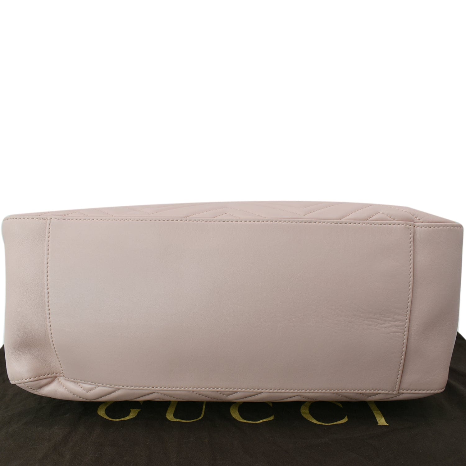 GUCCI Gucci Marmont Medium Metelasse Quilted Leather Shoulder Bag Nude 453569 - Hot Deals