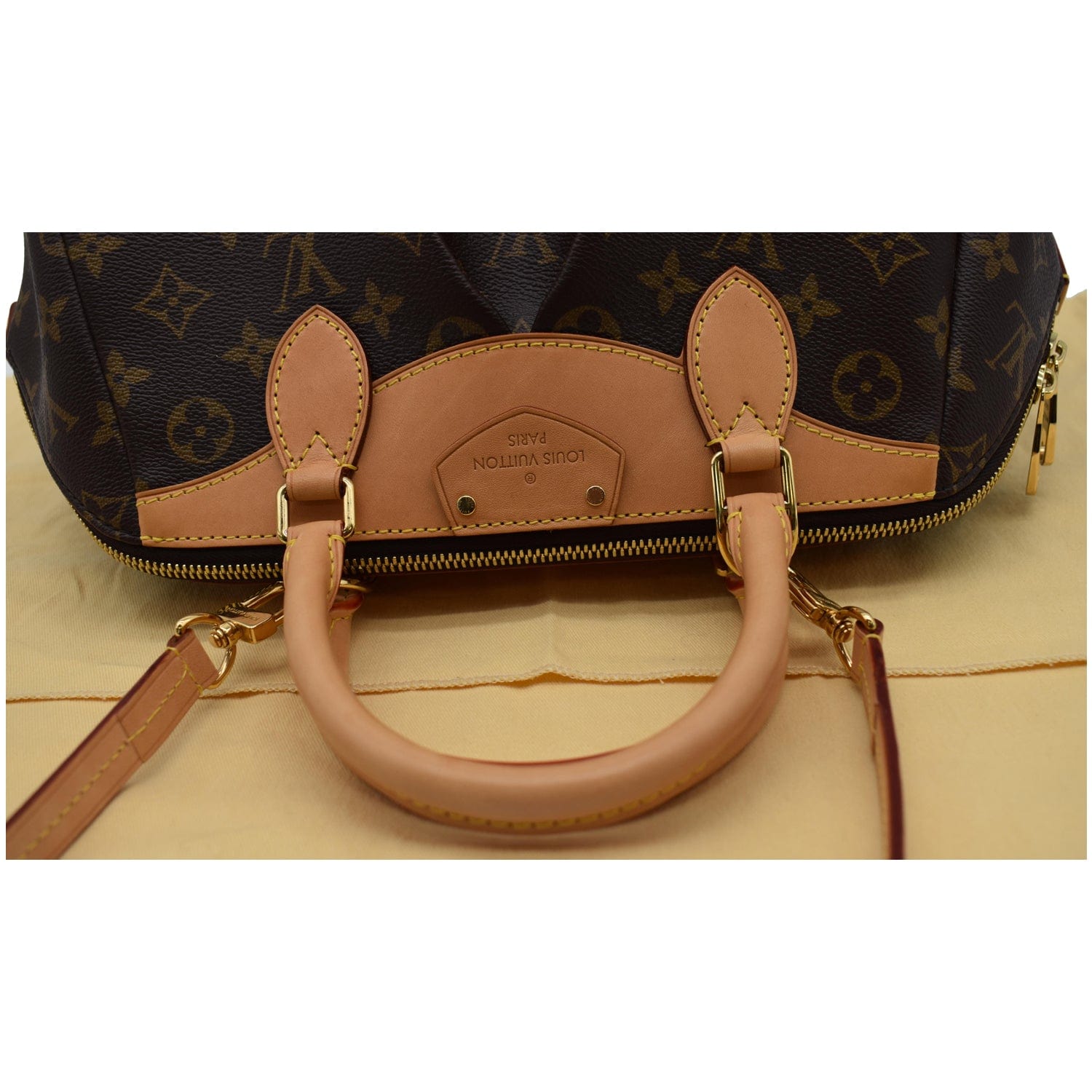 LOUIS VUITTON Segur Monogram Canvas Shoulder Crossbody Bag Brown