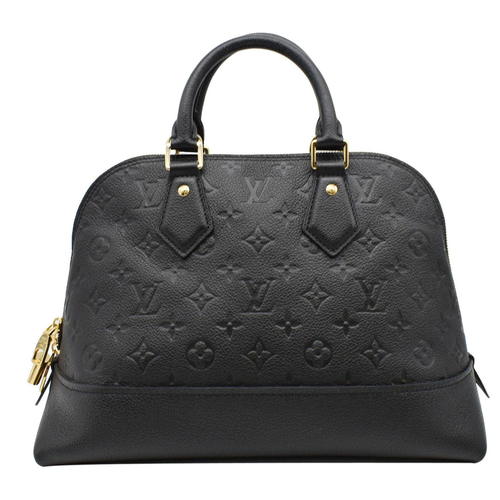 LOUIS VUITTON Neo Alma PM Monogram Empreinte Shoulder Bag Black