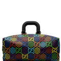 GUCCI Psychedelic Gucci Monogram Canvas Duffel Travel Bag Multicolor 587866