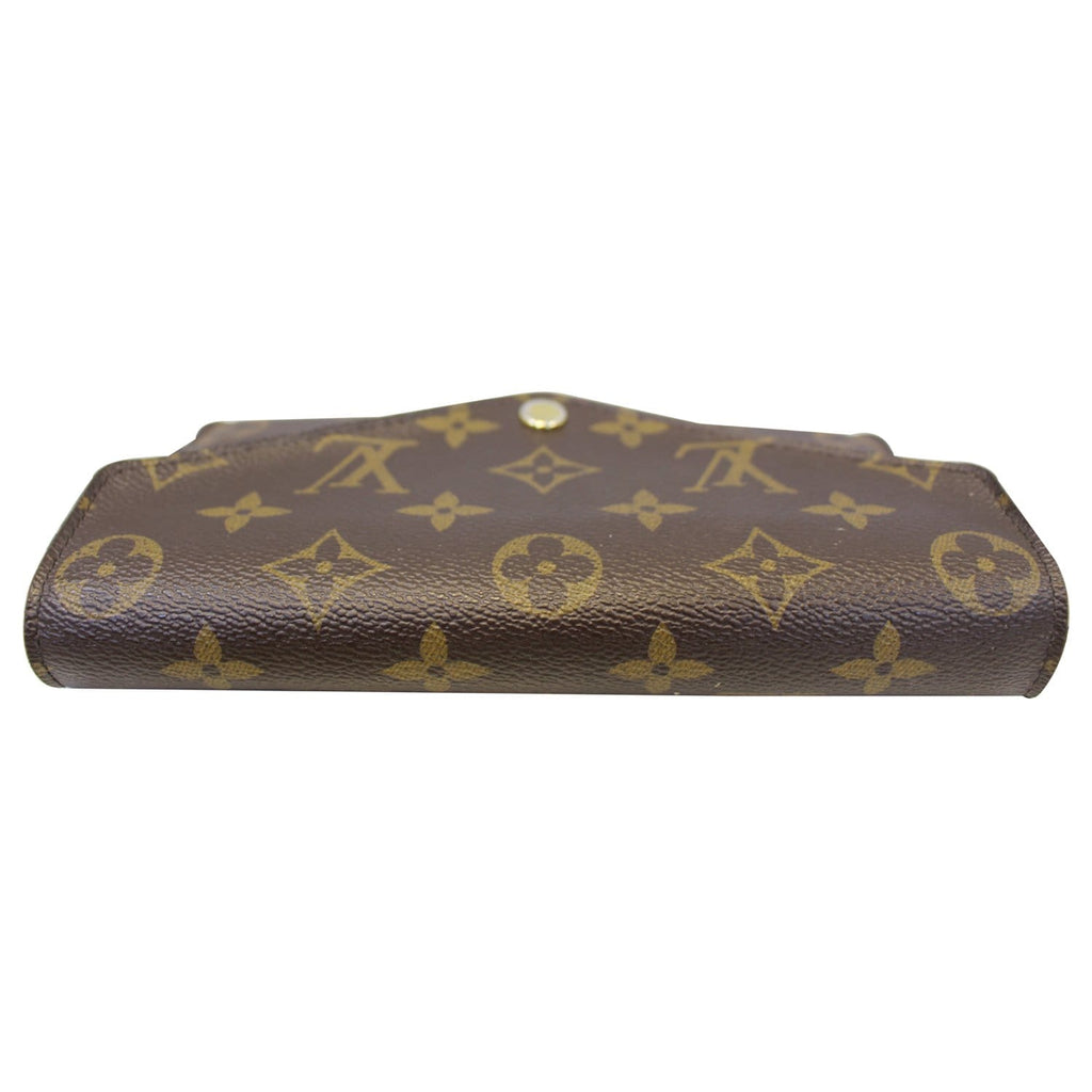 LOUIS VUITTON Jeanne Monogram Canvas Wallet Rose Ballerine