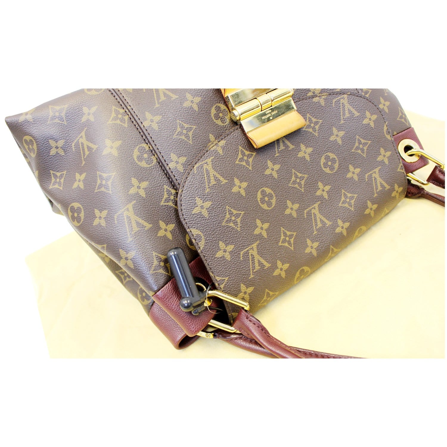 LOUIS VUITTON Olympe Monogram Canvas Satchel Shoulder Bag