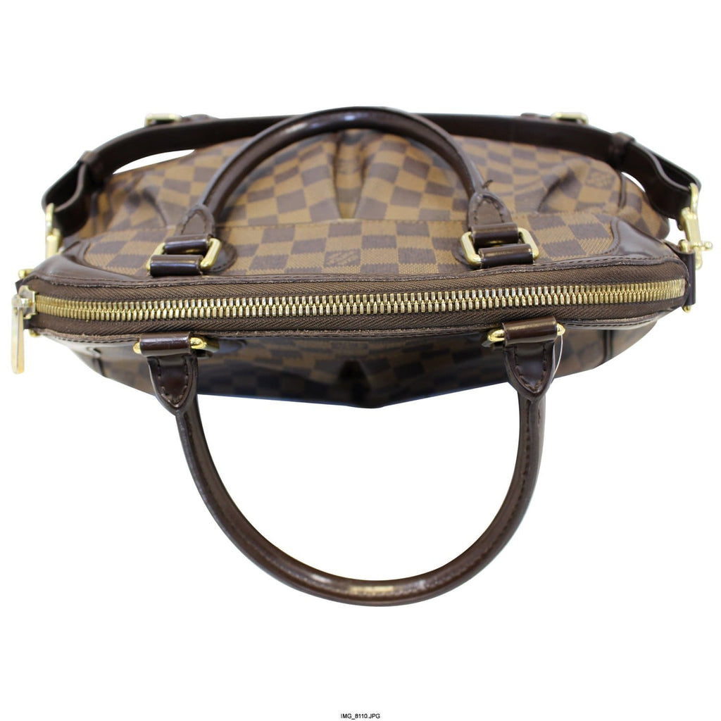 LOUIS VUITTON Trevi PM Damier Ebene Brown Shoulder Bag