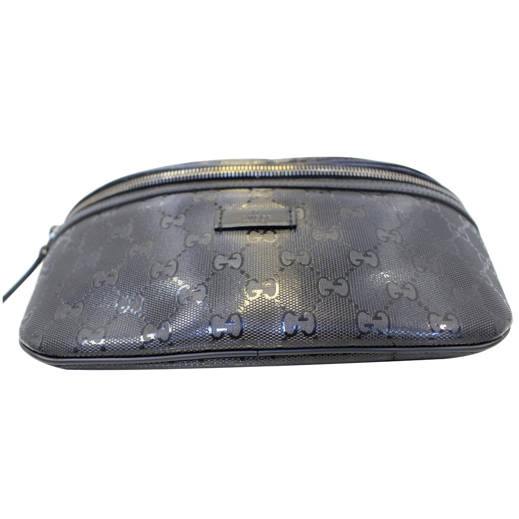 GUCCI Gucci Imprime Monogram Waist Bum Bag Black 233269