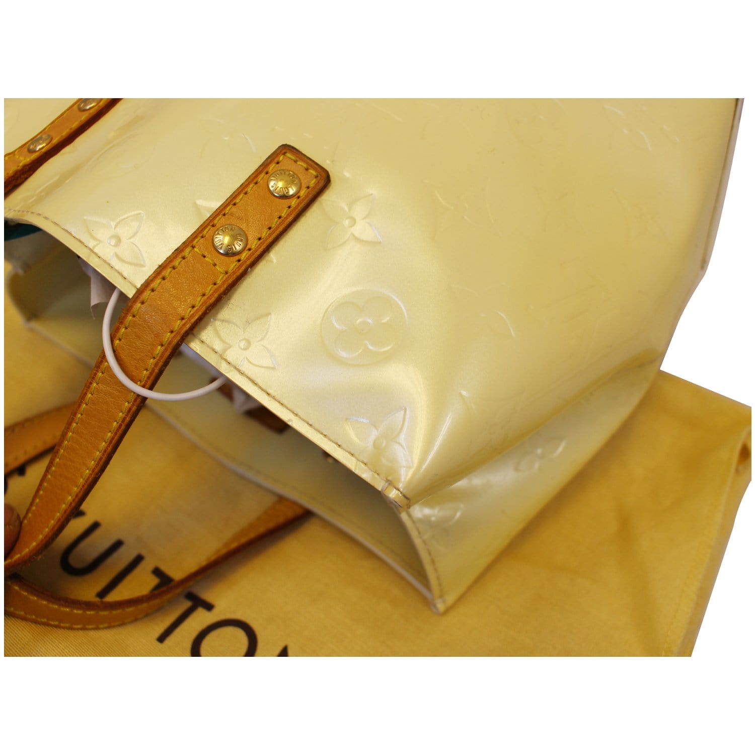 LOUIS VUITTON Reade PM Monogram Vernis Tote Bag Ivory