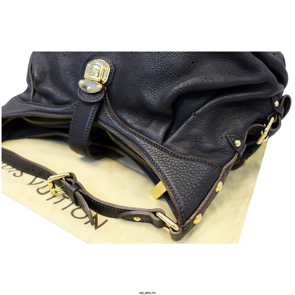 LOUIS VUITTON Mahina XS Monogram Black Leather Shoulder Bag