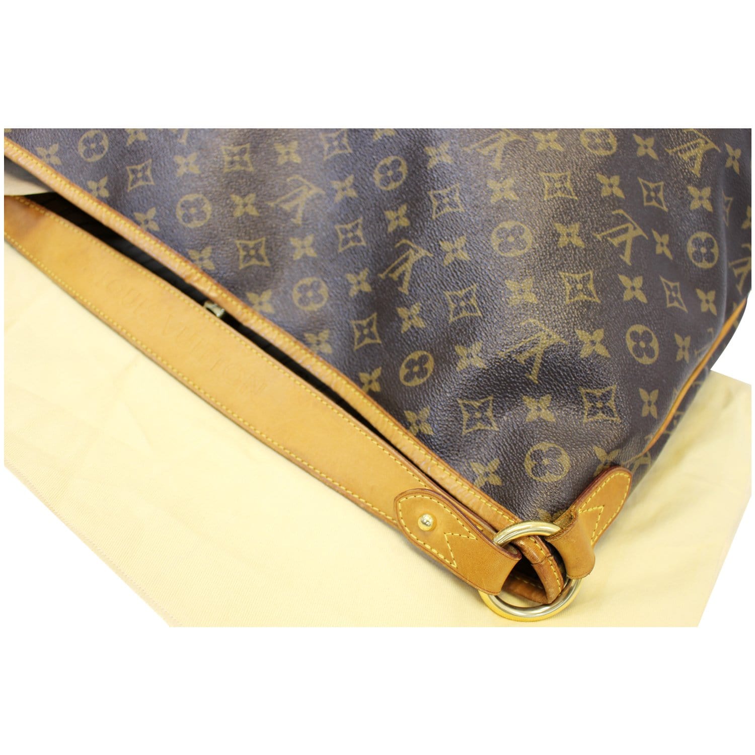 LOUIS VUITTON Delightful MM Monogram Canvas Tote Shoulder Bag