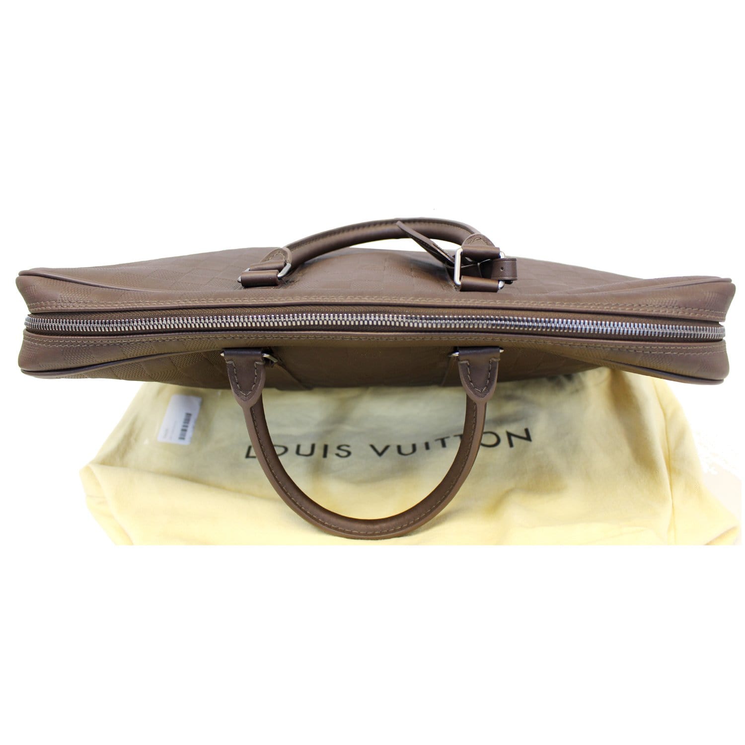 LOUIS VUITTON Porte-Documents Voyage Damier Infini Leather Briefcase Bag