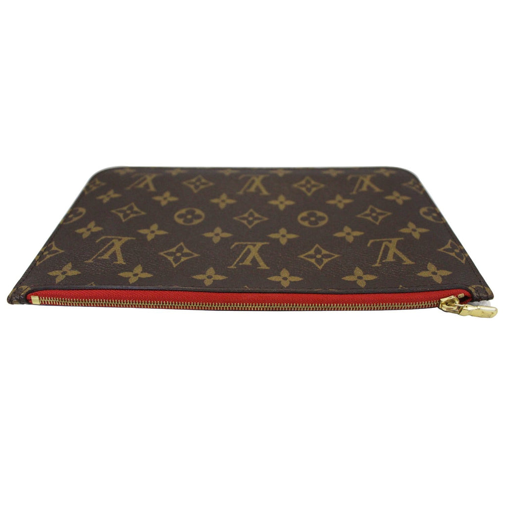LOUIS VUITTON Pochette Wristlet Pouch Monogram Canvas Neverfull