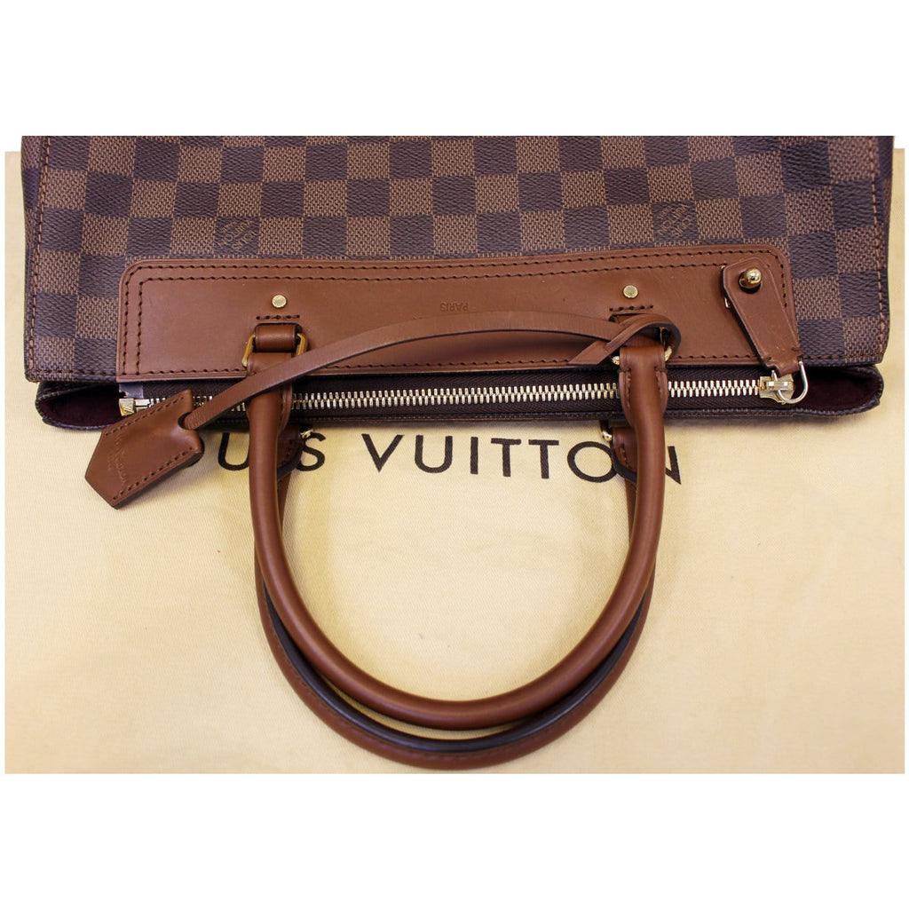 LOUIS VUITTON Greenwich Damier Ebene Shoulder Handbag