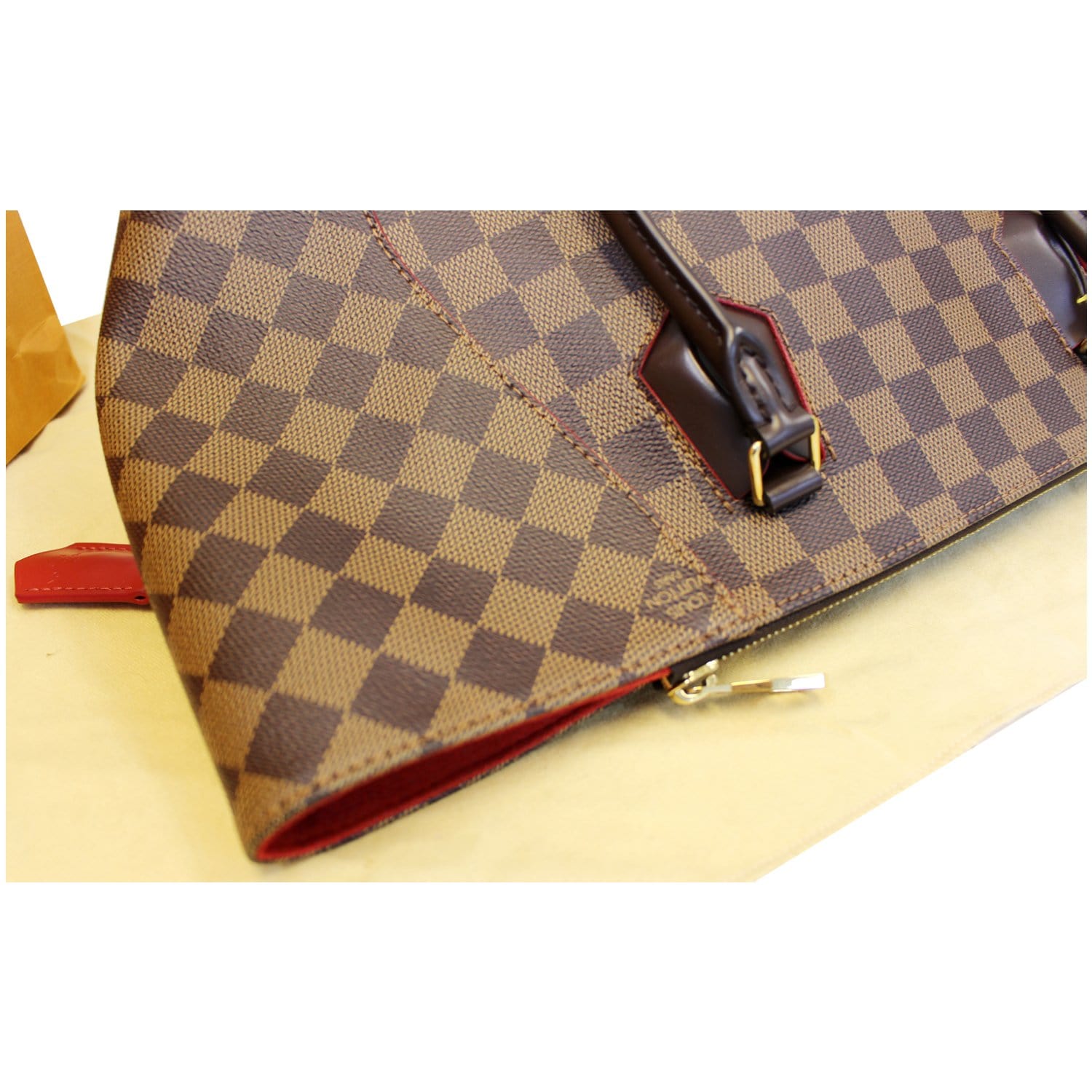 LOUIS VUITTON Caissa MM Damier Ebene Tote Bag - 25% OFF