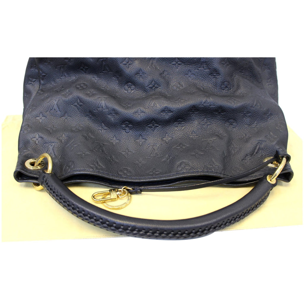 Louis Vuitton Artsy MM Empreinte Blue Infini Monogram Shoulder Bag