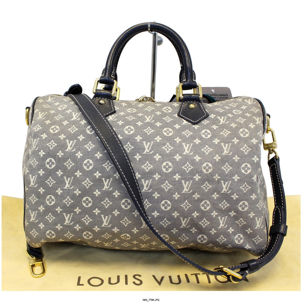 LOUIS VUITTON Speedy 30 Bandouliere Monogram Mini Lin Shoulder Bag