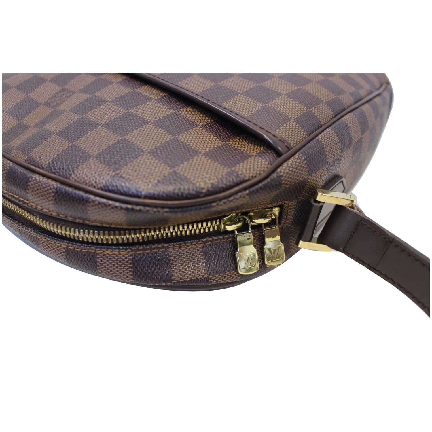 LOUIS VUITTON Ipanema GM  Damier Ebene Crossbody Bag Brown